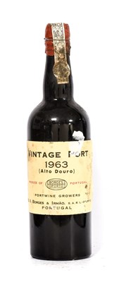 Lot 5203 - Borges & Irmao, Alto Douro 1963 Vintage Port...