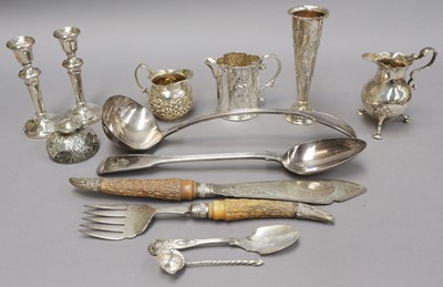 Lot 172 - A Collection of Assorted Silver and Silver...