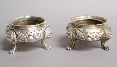 Lot 236 - A Pair of Victorian Silver Salt-Cellars, by...