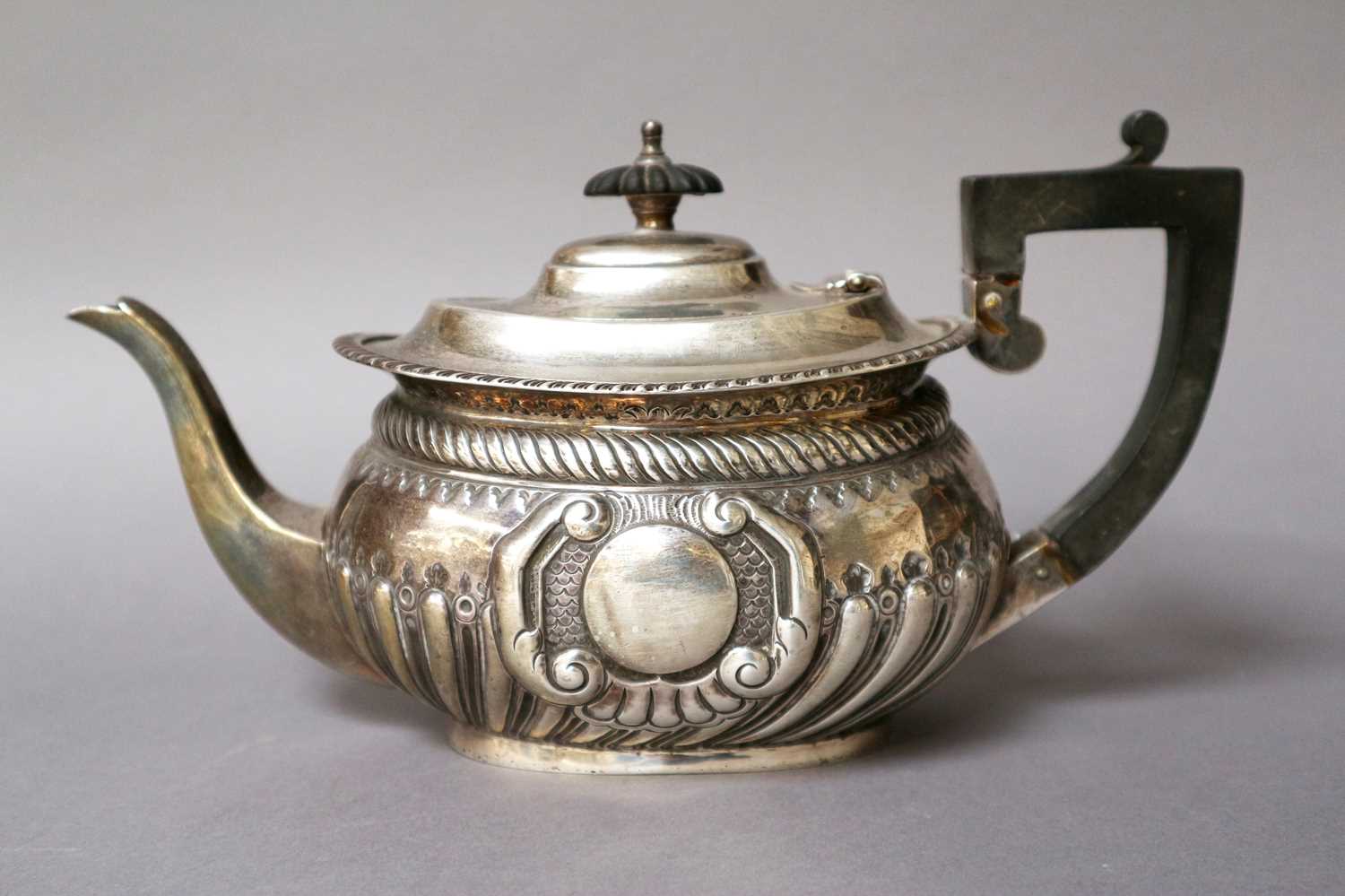 Lot 200 - A Victorian Silver Teapot, by Nathan and