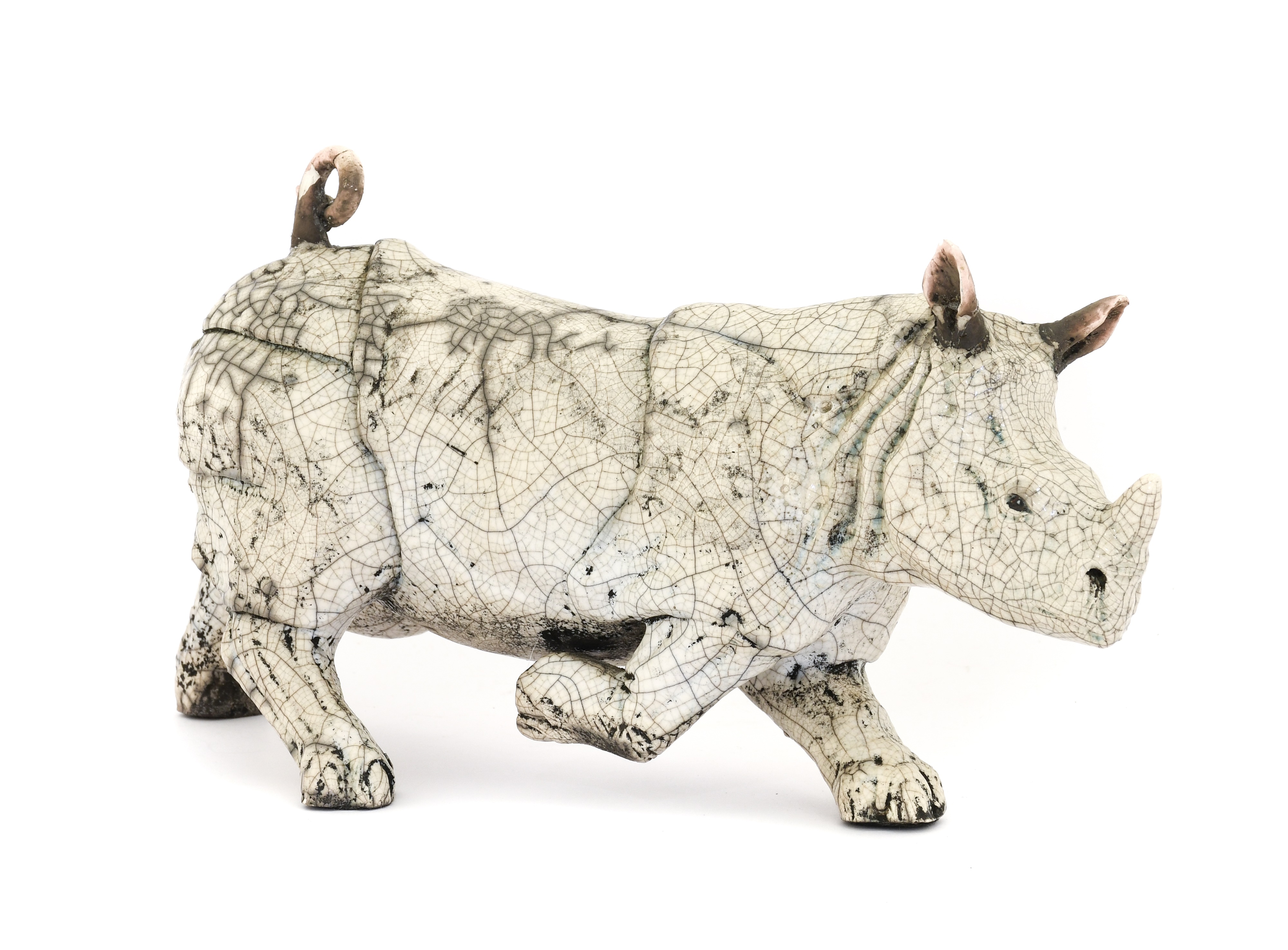 Lot 237 - Dillon Rudge (1969-): Two Raku Slipcast