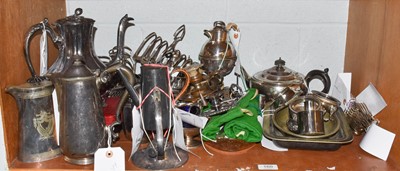 Lot 160 - A Collection of Assorted Silver Plate,...