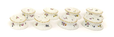 Lot 92 - A Set of Eight Meissen Porcelain Trencher...