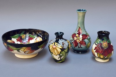 Lot 292 - A Walter Moorcroft Bottle Vase, decorated with...