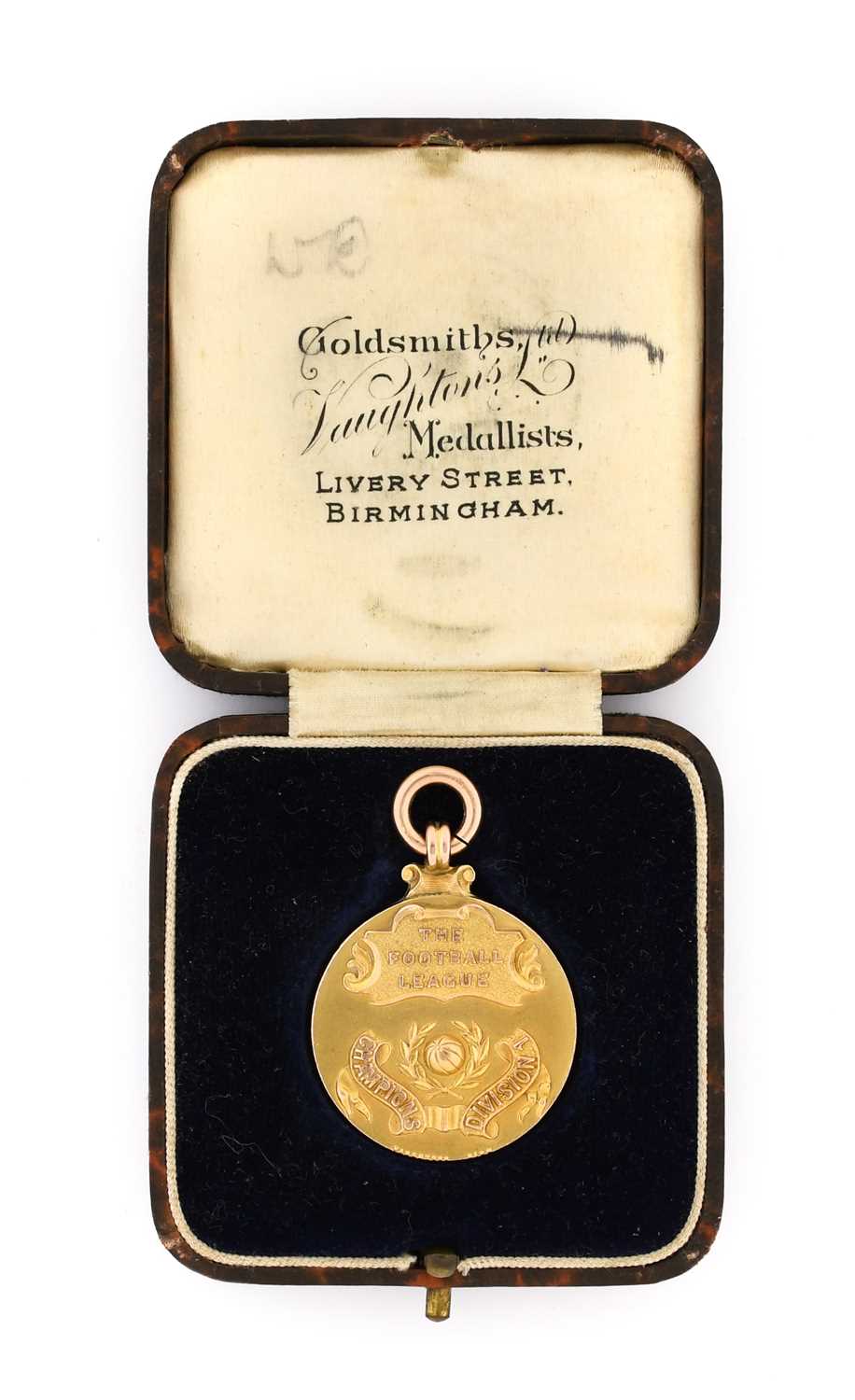 Lot 8 - The Football League Champions Division 1 Gold Medal 1933-34