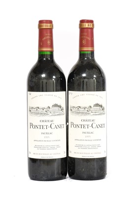 Lot 5114 - Château Pontet-Canet 1995, Pauillac (two bottles)