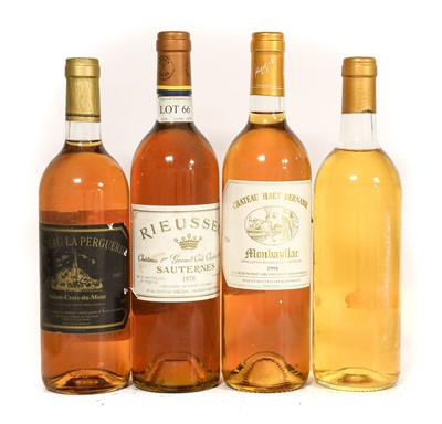 Lot 5029 - Dessert Wines: a mixed parcel of French...