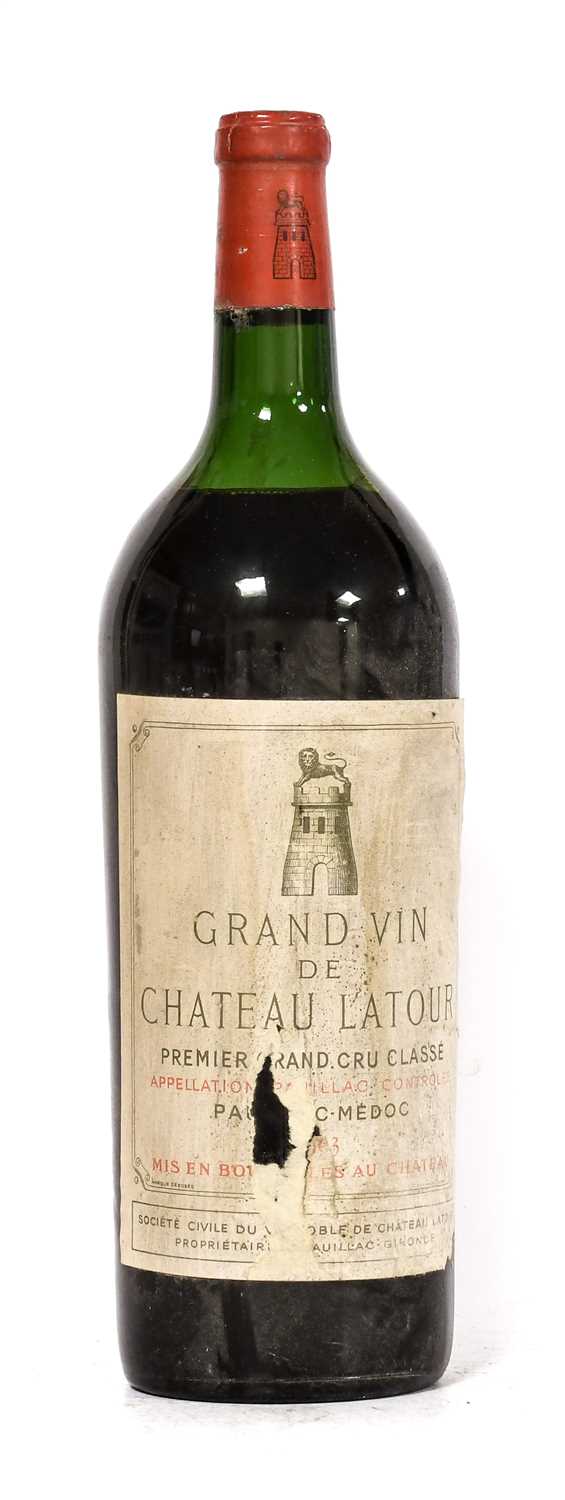 Lot 5074 - Château Latour 1963 Pauillac-Médoc (one magnum)