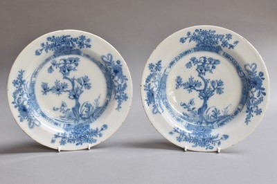 Lot 349 - A Pair of 18th Century Blue and White Delft...