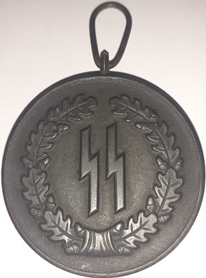 Lot 111 - A German SS 4 Year Service Medal, with...