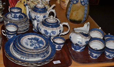 Lot 55 - Booths Real Old Willow pattern tea service