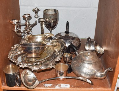 Lot 159 - A Quantity of Assorted Silver Plated Items,...
