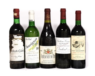 Lot 5157 - Mixed French Wines: a mixed parcel of French...