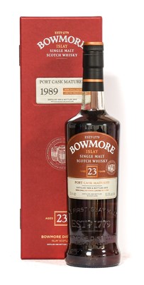 Lot 5293 - Bowmore 1989 23 Year Old Port Cask Matured...