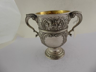 Lot 2062 - A George II Irish Two-Handled Cup