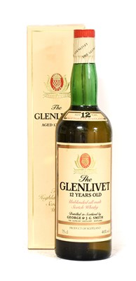 Lot 5283 - Glenlivet 12 Year Old Highland Malt Scotch...