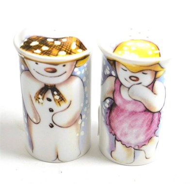 Lot 65 - Royal Doulton Snowman salt and pepper pots