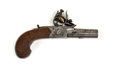 Lot 265 - An Early 19th Century Flintlock Pocket Pistol,...