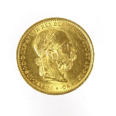 Lot 360 - Austria, Franz Joseph I Gold 20 Corona 1896...