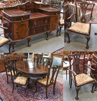 Lot 1271 - A Mahogany Dining Room Suite, early 20th...