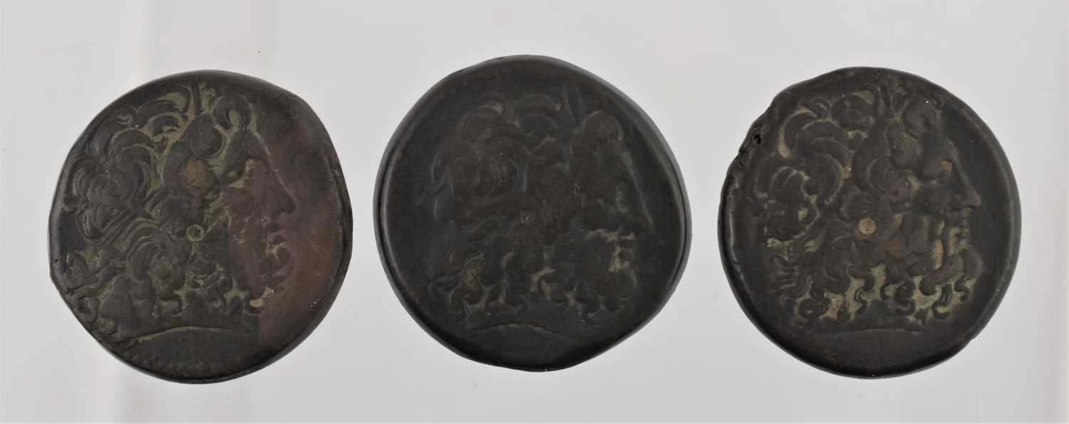 Lot 5 - 3 x Ptolemaic Kings of Egypt, Ptolemy III...
