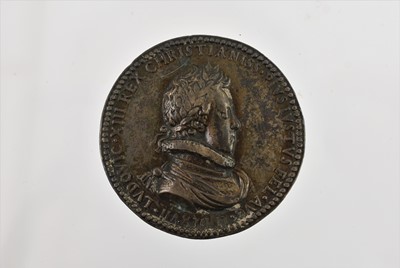 Lot 539 - France, Louis XIII (1610-1643) AE Medal 1617...