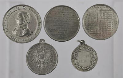 Lot 547 - 5 x Commemorative Medals, comprising: (1)...