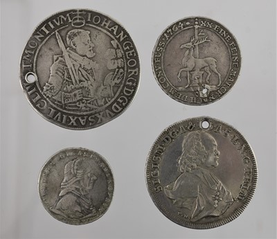 Lot 217 - 4 x German and Austrian States, Milled Silver...