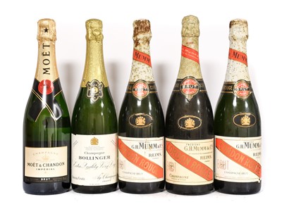 Lot 5001 - Bollinger NV Champagne (one bottle), Moët &...