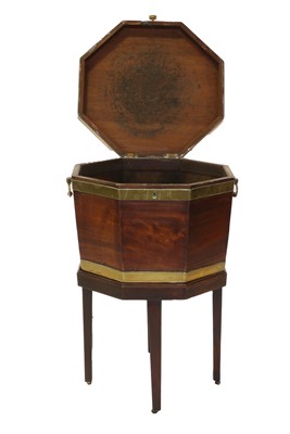 Lot 660 - A George III Mahogany, Crossbanded,...