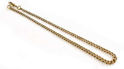 Lot 204 - A Watch Chain, each link stamped '9' and '.375'...