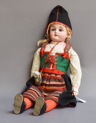 Lot 280 - Early 20th Century Costume Doll C F Kling,...