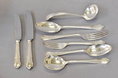 Lot 48 - A Silver Plate Table-Service, by Garrard, 20th...