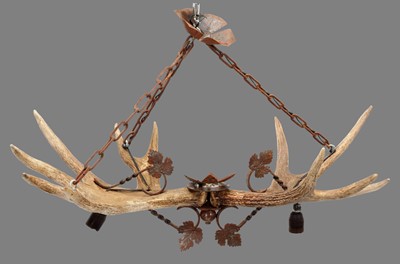 Lot 1203 - Antlers/Horns: A European Moose Antler Mounted...