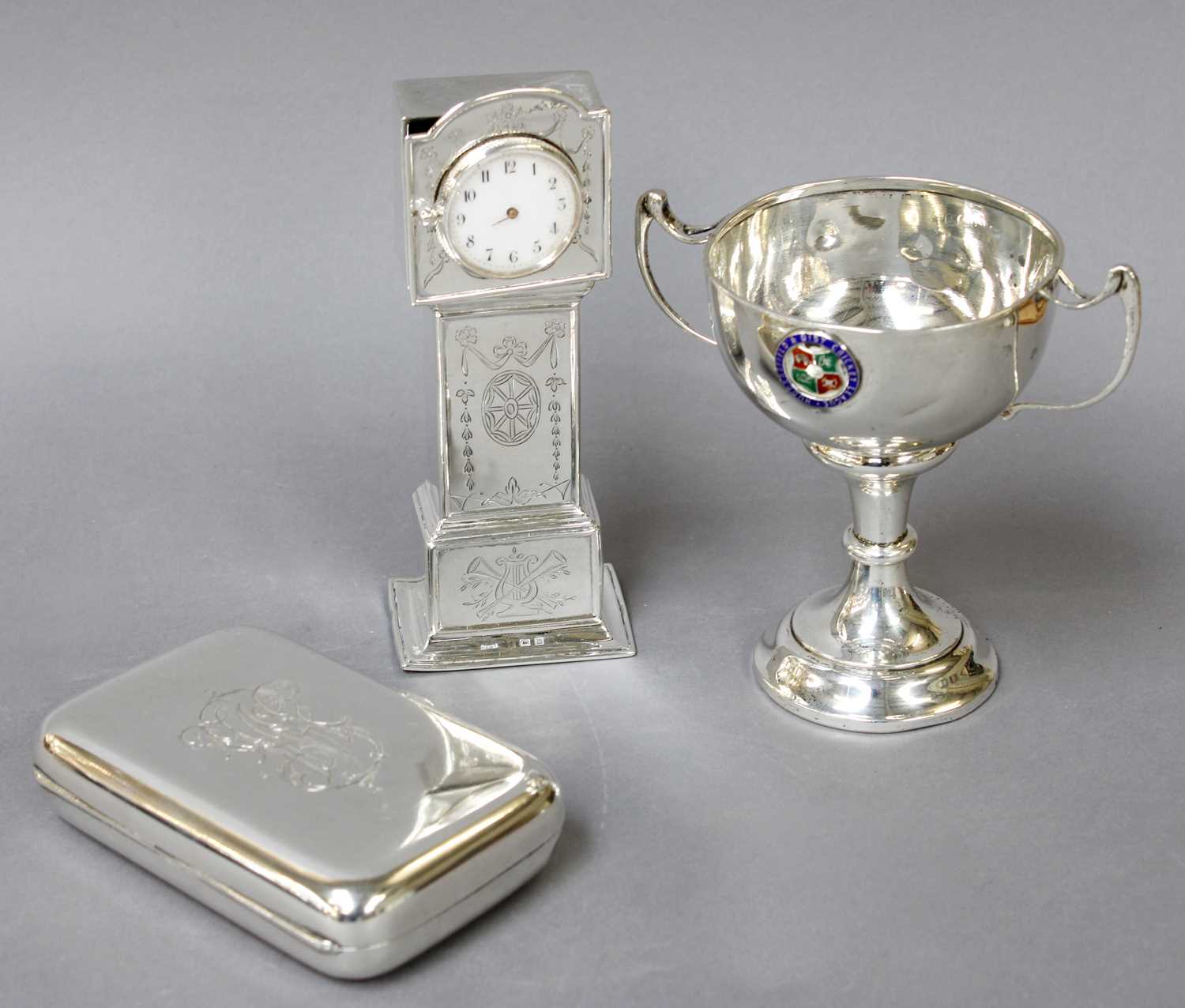 Lot 107 - A Collection of Assorted Silver, comprising a...