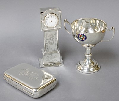 Lot 107 - A Collection of Assorted Silver, comprising...