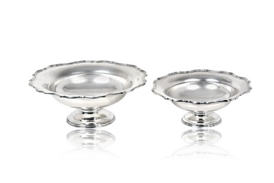 Lot 2141 - A Graduated Pair of George V Silver Bowls