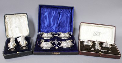 Lot 100 - A Collection of Assorted Silver, comprising: a...