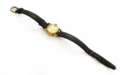 Lot 199 - A Lady’s 18 Carat Gold Omega Wristwatch