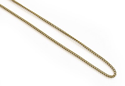 Lot 194 - A 9 Carat Gold Trace Link Chain, length 56.5cm