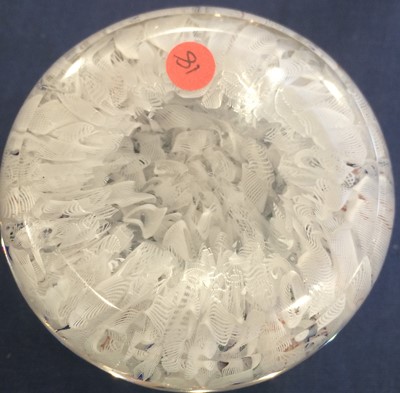 Lot 17 - A Baccarat Red Clematis Paperweight, circa...