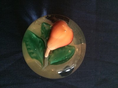 Lot 24 - A Pantan Miniature Pear Paperweight, 2nd half...