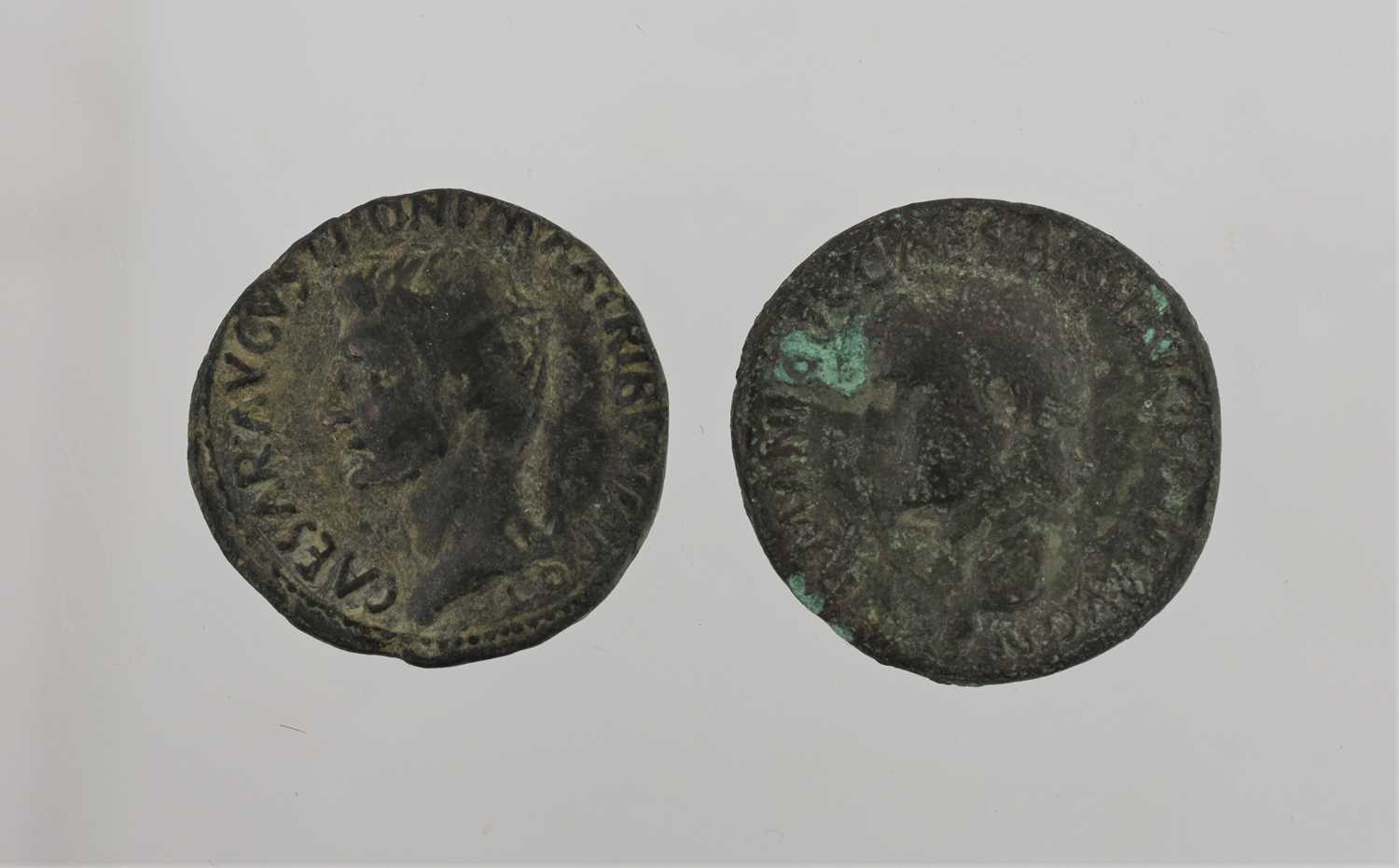 Lot 9 - 2 x Roman Imperial, AE As comprising: Augustus...