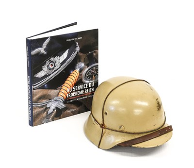 Lot 125 - A Second World War German M35 Helmet, finished...