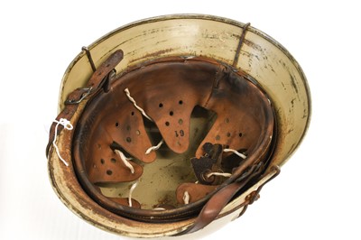 Lot 125 - A Second World War German M35 Helmet, finished...