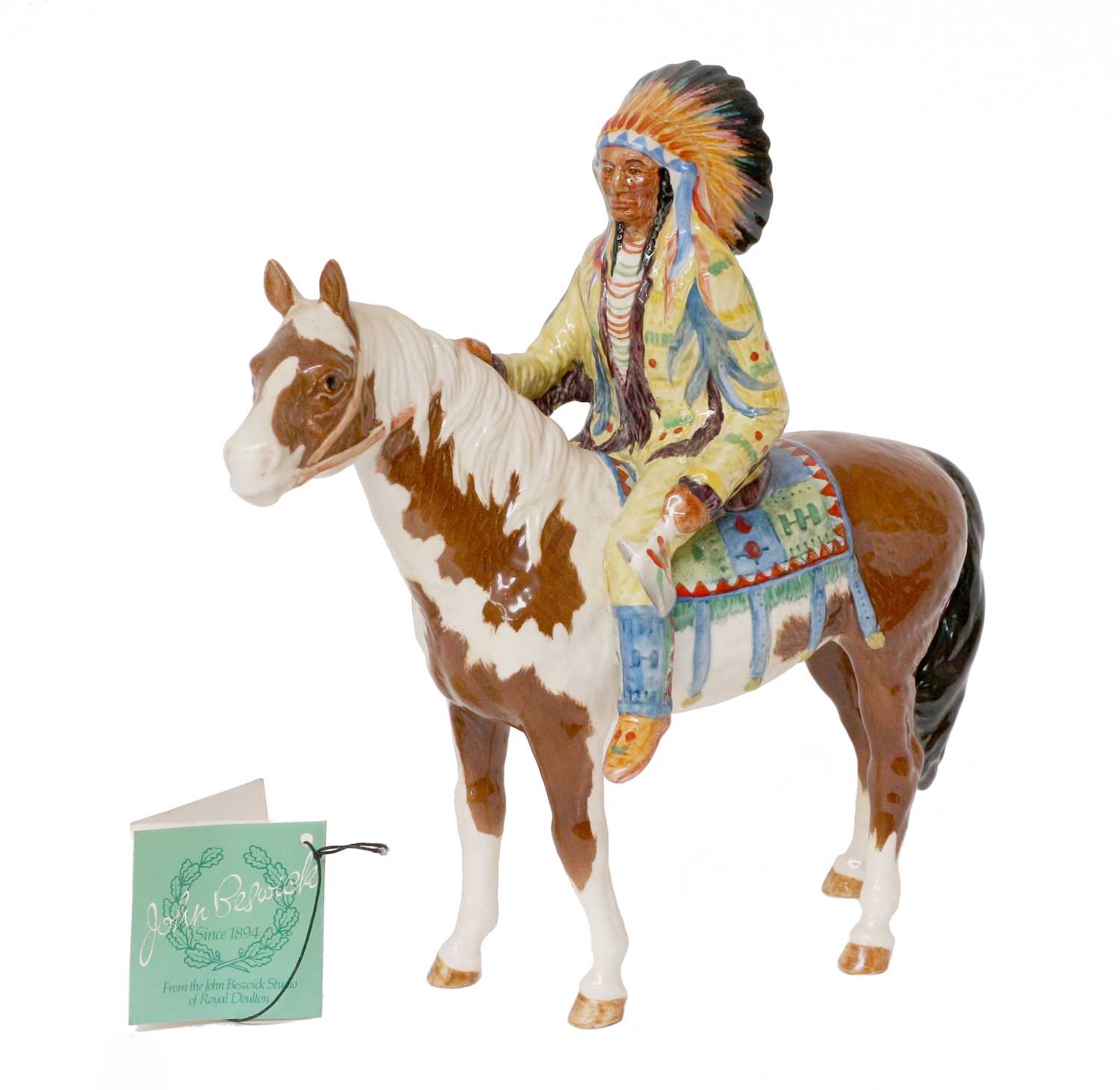 Lot 1107 - Beswick Mounted Indian