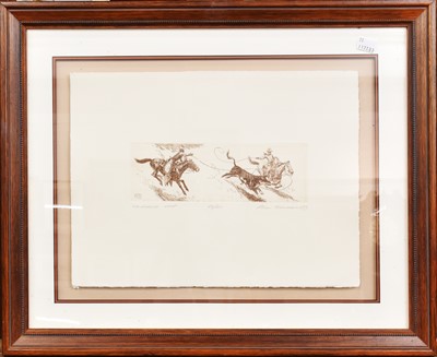 Lot 1183 - Phil Tognazzini (b.1956) American 'Round Up...