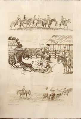 Lot 1183 - Phil Tognazzini (b.1956) American 'Round Up...