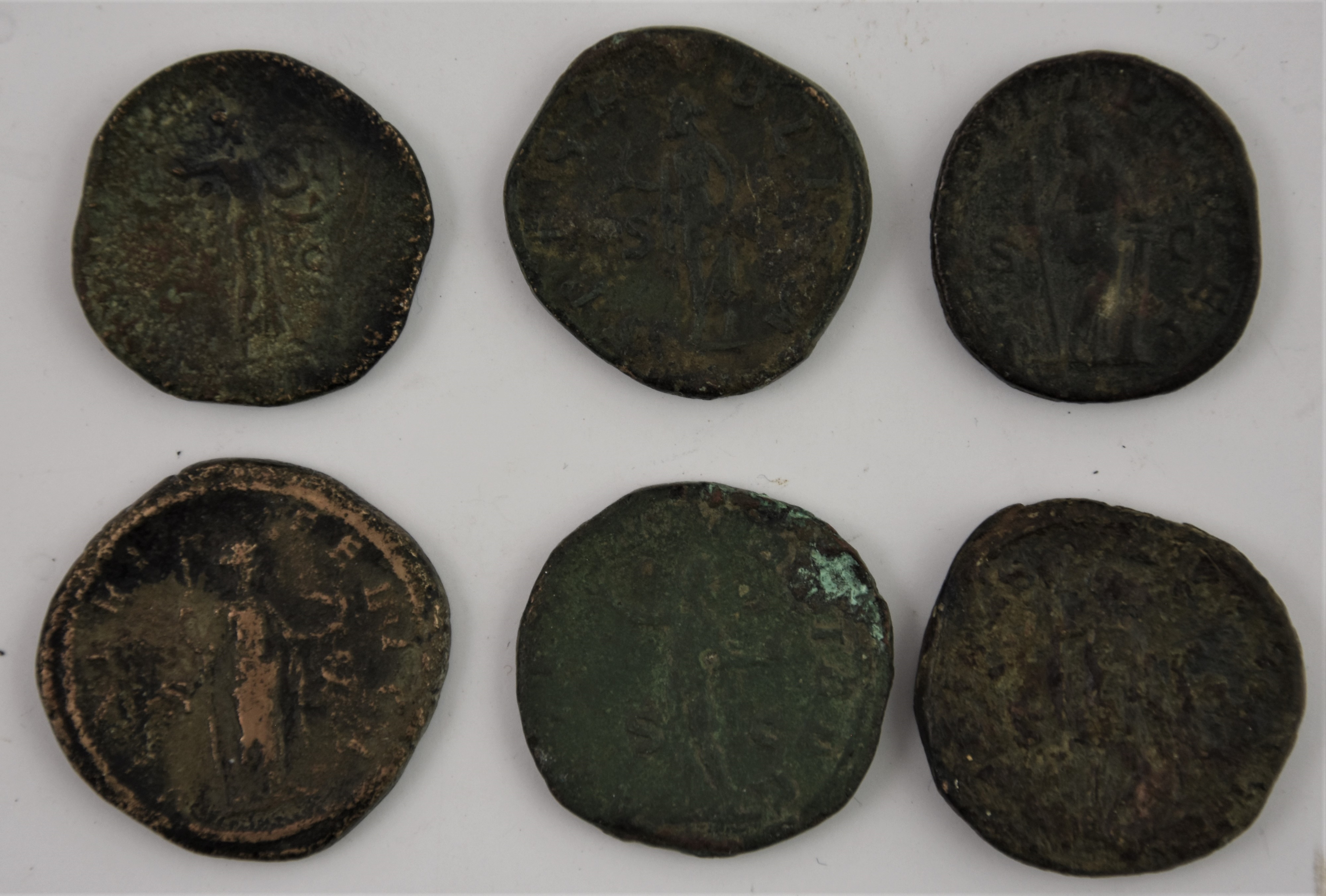 Lot 13 - 6 x Roman Imperial, Sestertii comprising: