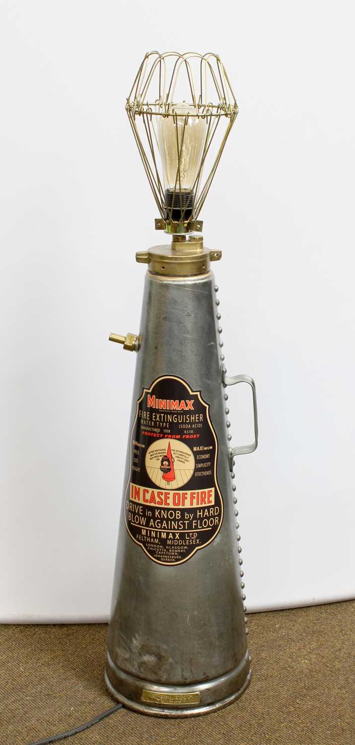 Lot 368 - A Minimax Fire Extinguisher, converted to a...